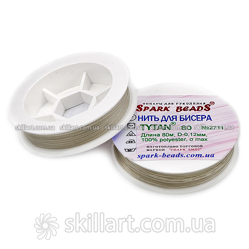 Нитки для бисера Tytan 80 Spark Beads (80м)